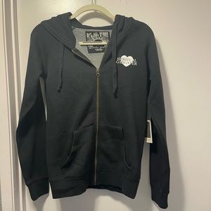 Spiritual Gangster Zip Up Hoodie - Goddess Vibes - NWT